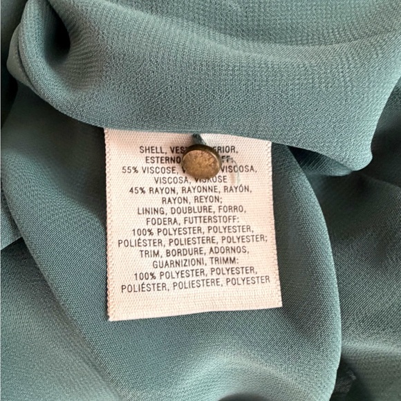 Anthropologie Maeve Paloma Dress XS Sage Green Sleeveless Mini - Picture 11 of 13